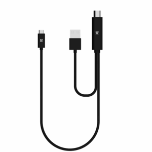 espresso HDMI/USB-C Audio/Video Cable 3.28 ft HDMI/USB-C A/V Cable for Audio/Video Device, Display - First End: 1 x HDMI 2.0 Digital Audio/Video - Male, 1 x USB Type C - Male - Second End: 1 x USB Type C - Male - Black